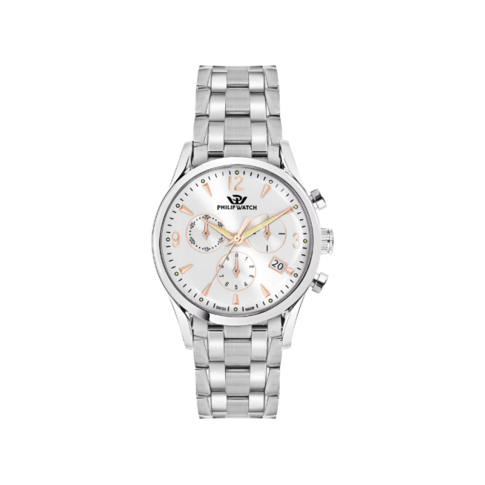 Philip Watch Men's Quartz Chronograph Sunray R8273908001 Silver