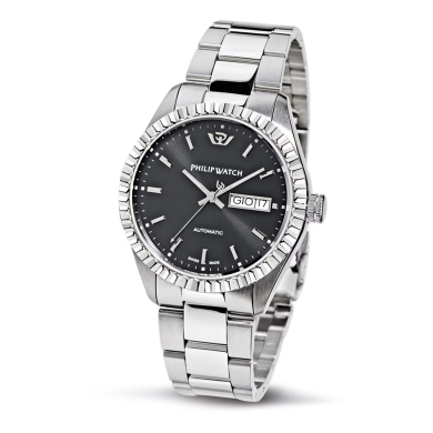 Philip Watch Men's Automatic Watch Caribe R8223597006 Black
