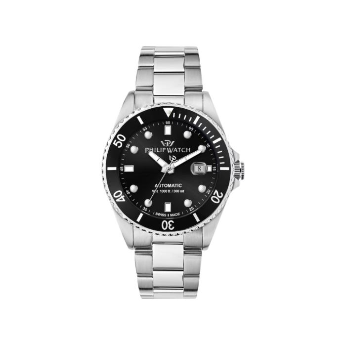 Philip Watch Men's Automatic Watch Caribe R8223216009 Black