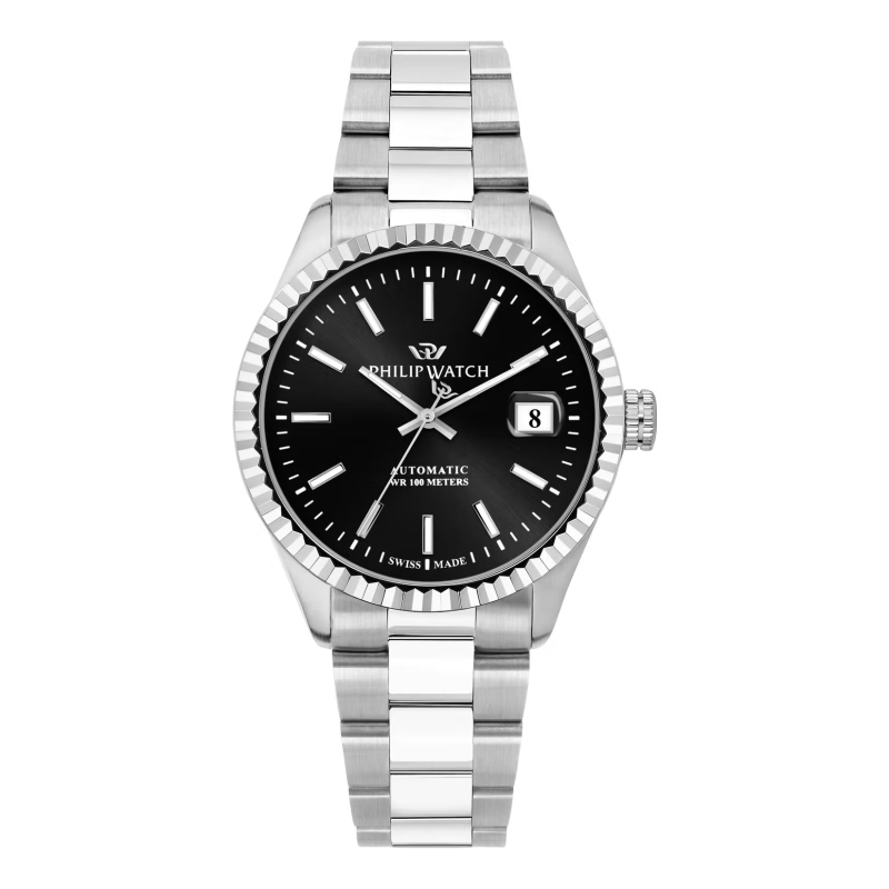 Philip Watch Men's Watch Automatic Caribe R8223597029 Black