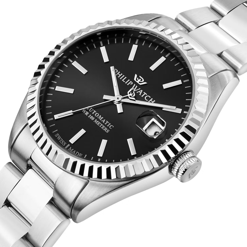 Philip Watch Men's Automatic Watch Caribe R8223597029 Black