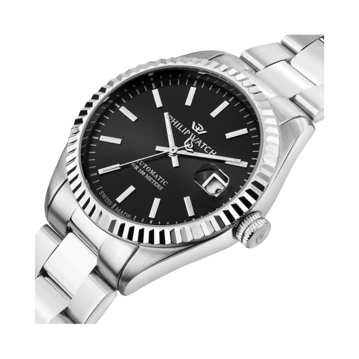 Philip Watch Men's Automatic Watch Caribe R8223597029 Black