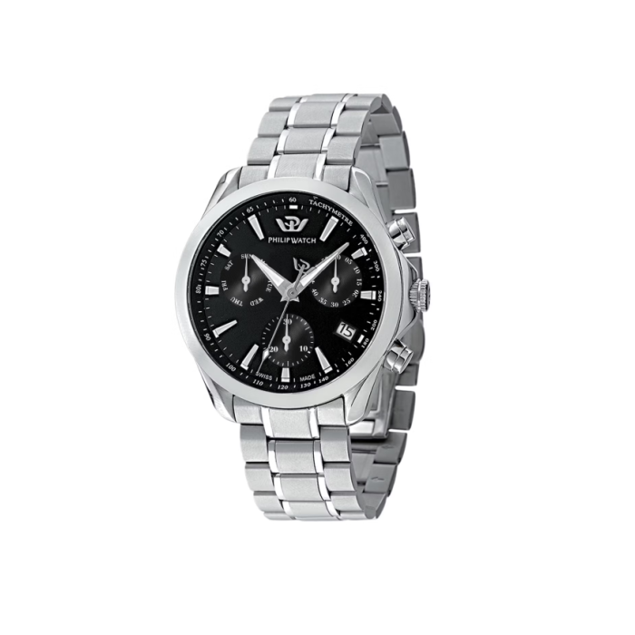 Philip Watch Cronografo Uomo al Quarzo Blaze R8273995004 Nero