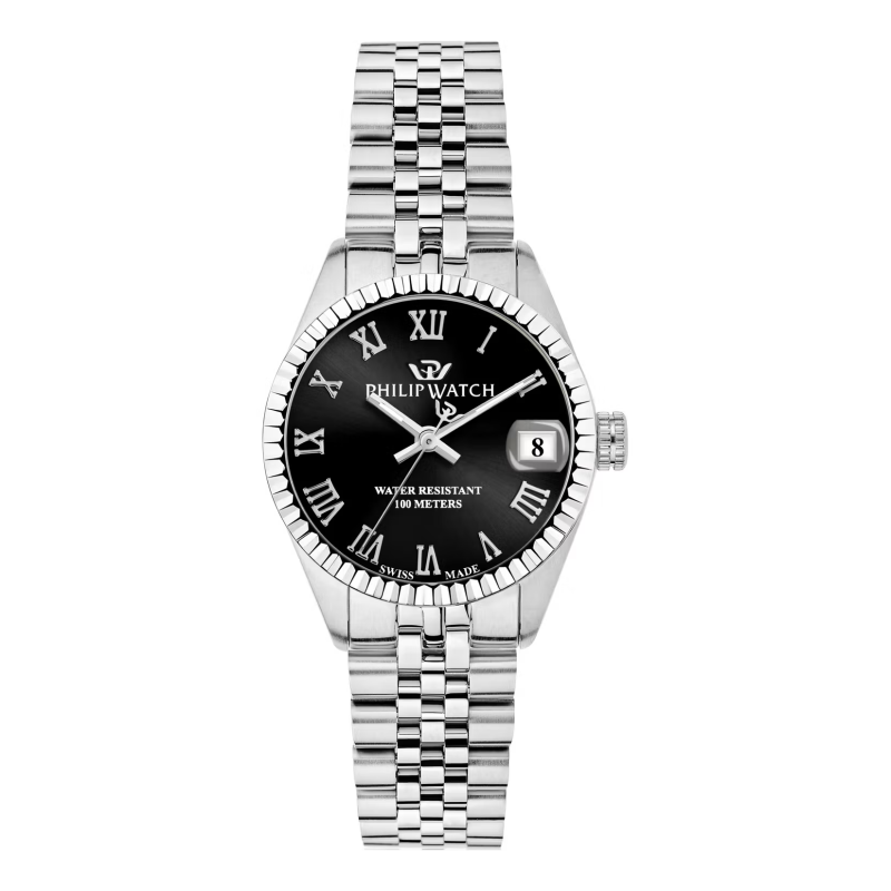 Philip Watch Women's Quartz Watch Caribe R8253597597 Black