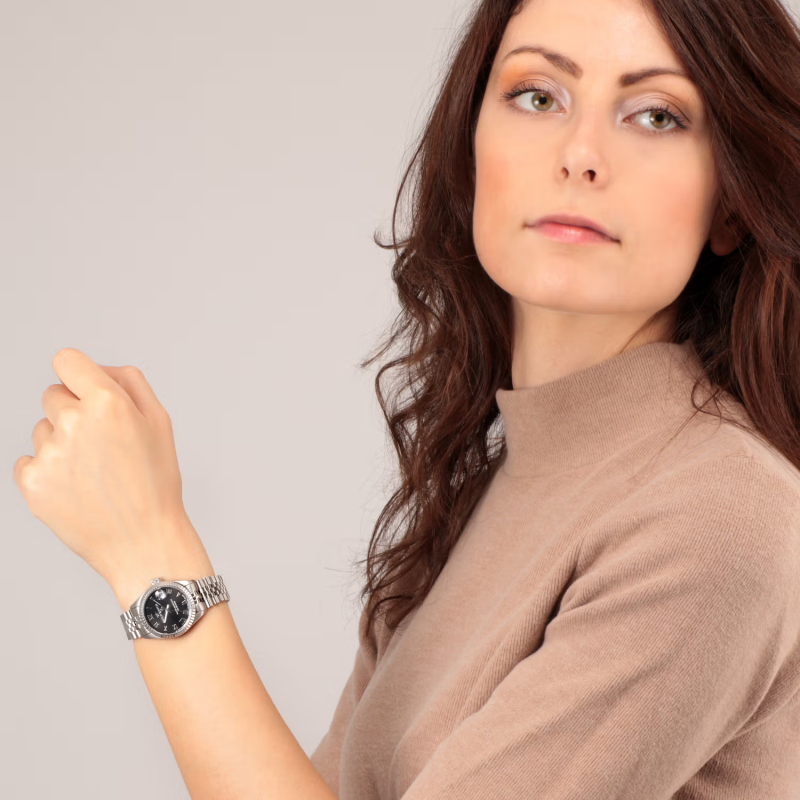 Philip Watch Women's Quartz Watch Caribe R8253597597 Black