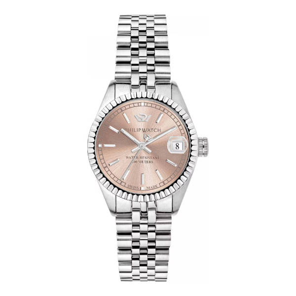 Philip Watch Women's Quartz Watch Caribe R8253597605 Rosa