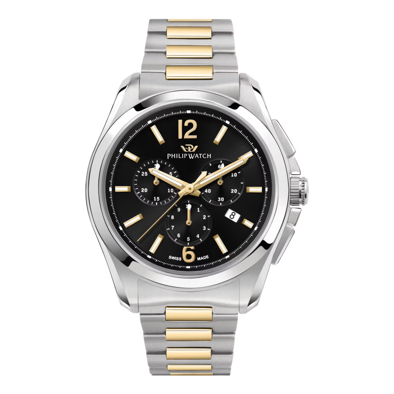 Philip Watch Men's Chronograph at the Amalfi Quartz R8273618004 Black