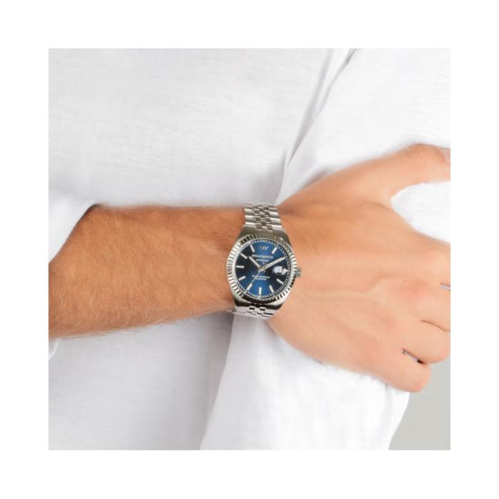 Philip Watch Automatic Men's Watch Caribe R8223597022 Blue