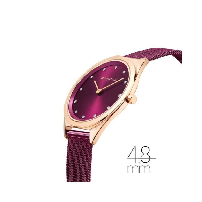 Bering Orologio Donna al Quarzo Ultra Slim 17031-969 Rosso Bering Orologio Donna al Quarzo Ultra Slim 17031-969 Rosso