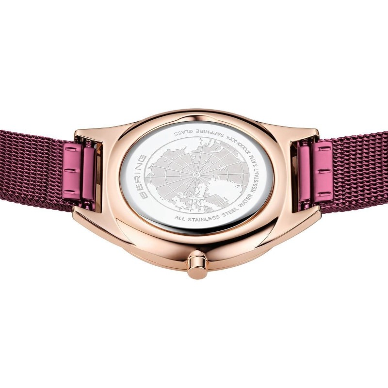 Bering Orologio Donna al Quarzo Ultra Slim 17031-969 Rosso Bering Orologio Donna al Quarzo Ultra Slim 17031-969 Rosso
