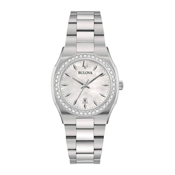Bulova Orologio al Quarzo Surveyor Lady 96R245 Madreperla