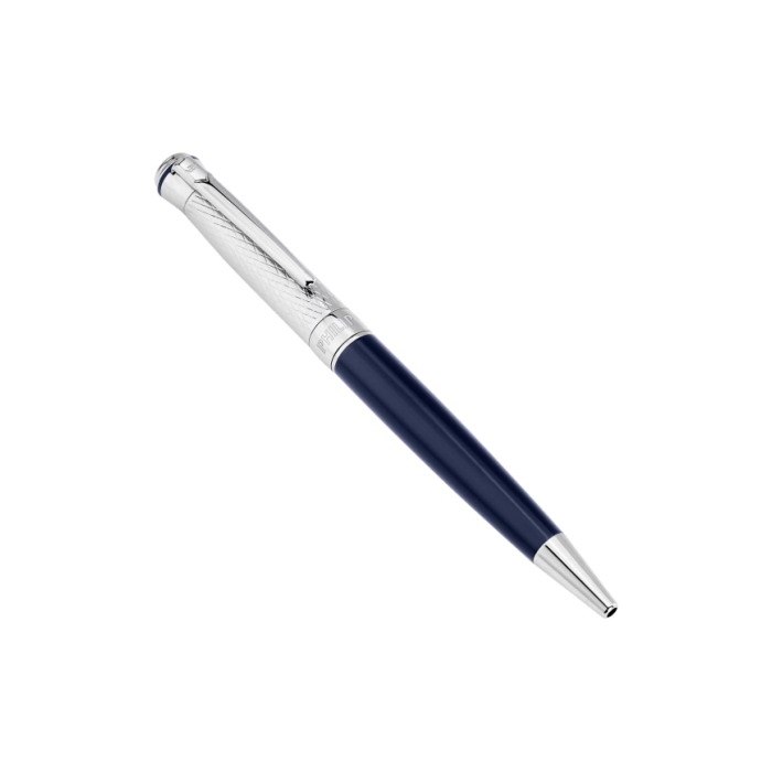 Philip Watch Ballpoint Pen WI J820637 Silver and blue
