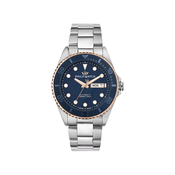 Philip Watch Men's Automatic Watch Caribe R8223597033 Blue