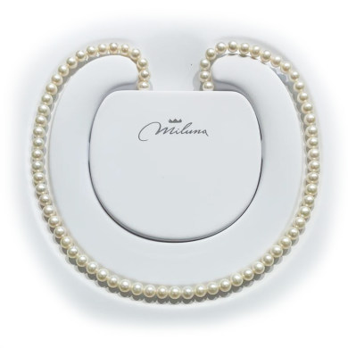 Necklace of white pearls of the Orient Miluna PCL4196V