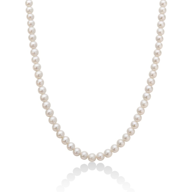 Miluna PCL4202V oriental white pearl necklace