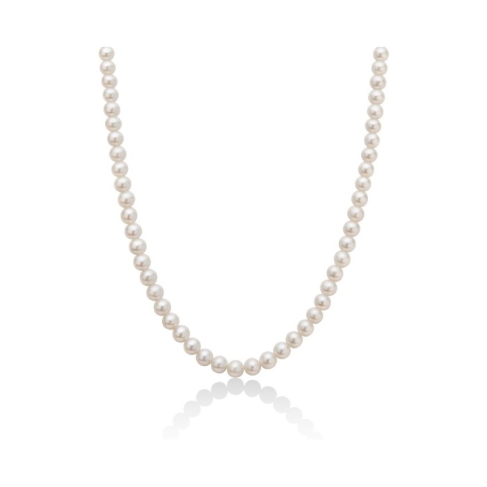 Miluna PCL4202V oriental white pearl necklace