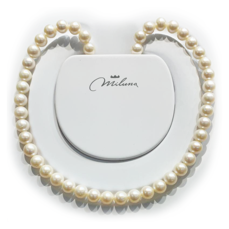 Miluna PCL4202V oriental white pearl necklace
