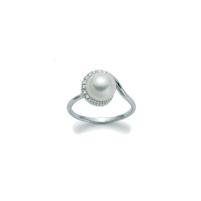 Miluna ring with pearl and diamonds PLI984V