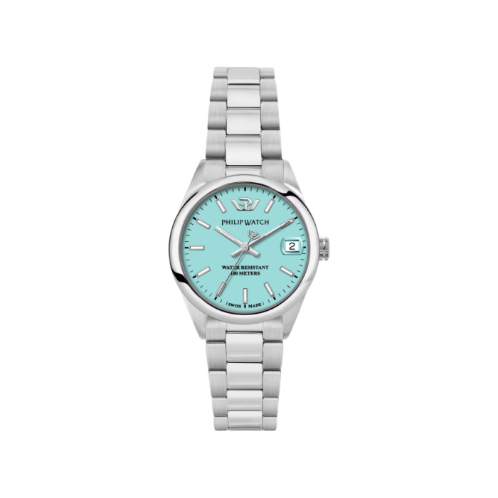 Women's Quartz Watch Philip Watch Caribe R8253597645 Clear Turquoise