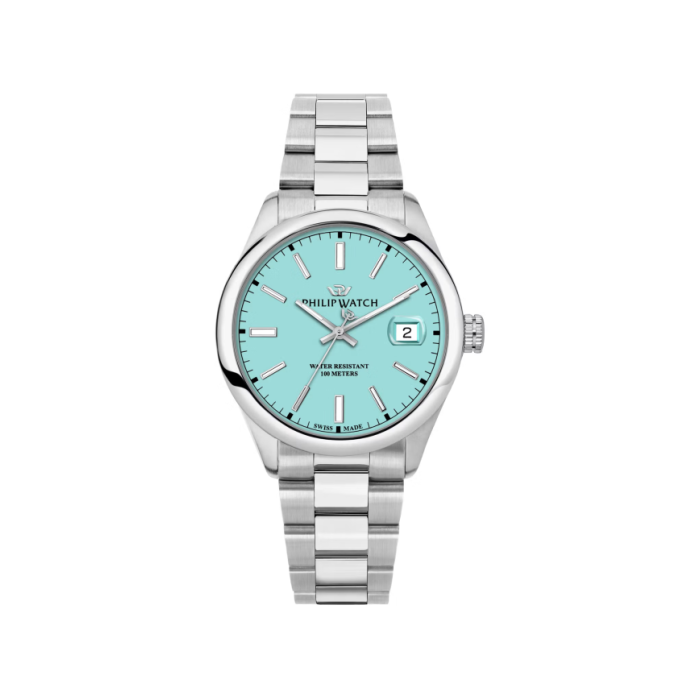 Orologio uomo al quarzo Philip Watch Caribe R8253597642 Turchese chiaro