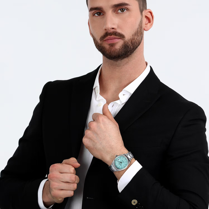 Orologio uomo al quarzo Philip Watch Caribe R8253597642 Turchese chiaro