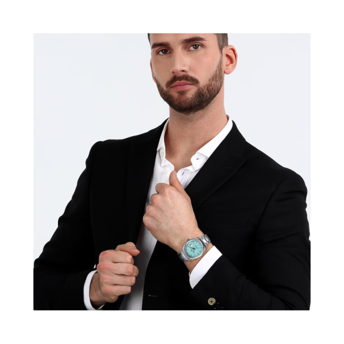 Orologio uomo al quarzo Philip Watch Caribe R8253597642 Turchese chiaro