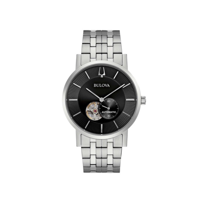 Men's Automatic Watch Bulova Clipper 96A239 Black