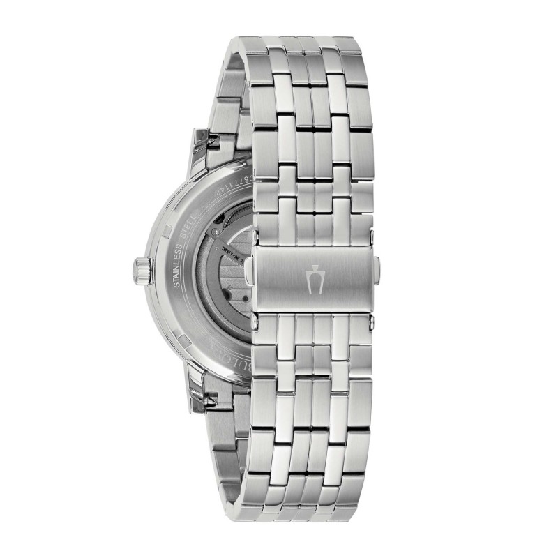 Orologio uomo automatico Bulova Clipper 96A239 Nero