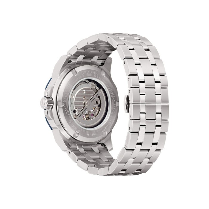 Men's Automatic Watch Bulova Marine Star 98A306 Blue