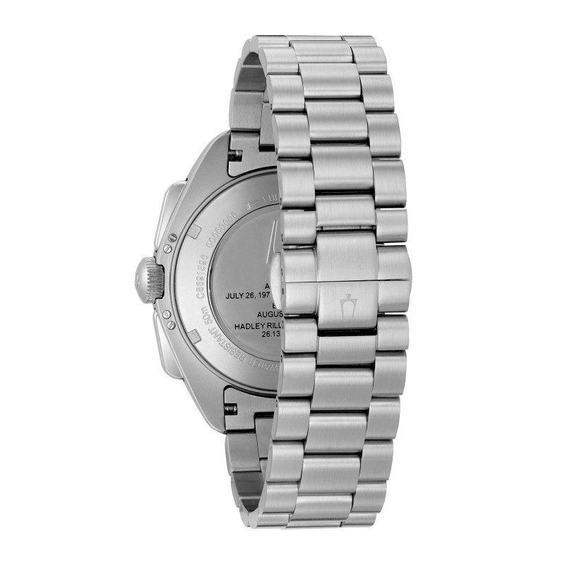 Quartz man chronograph Bulova Lunar Pilot 45 mm 96B258 Black