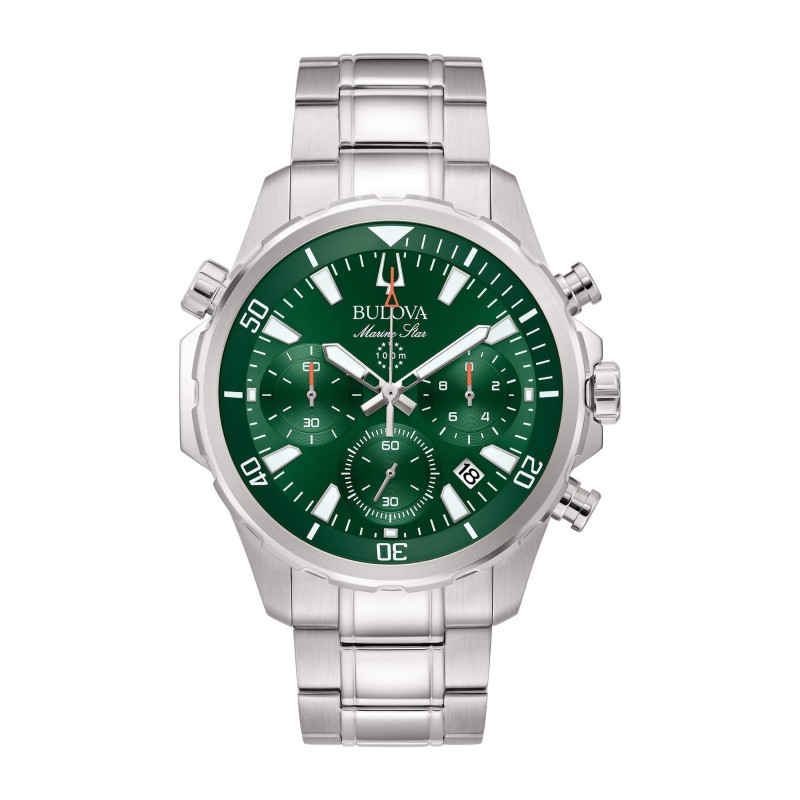 Cronografo uomo al quarzo Bulova Marine Star 96B396 96B396 Verde