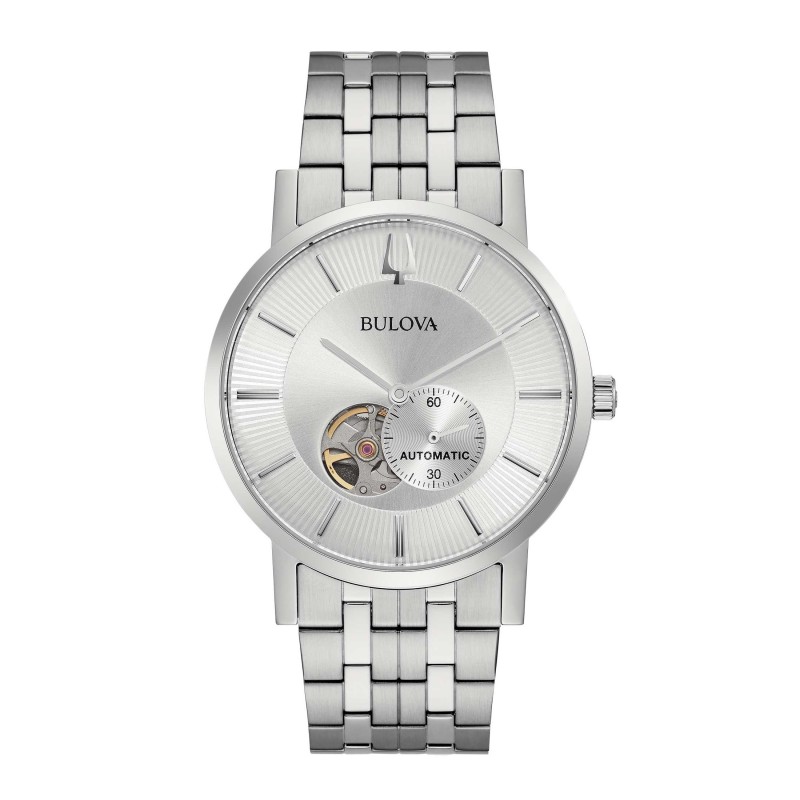 Orologio uomo automatico Bulova Clipper 96A238 Silver