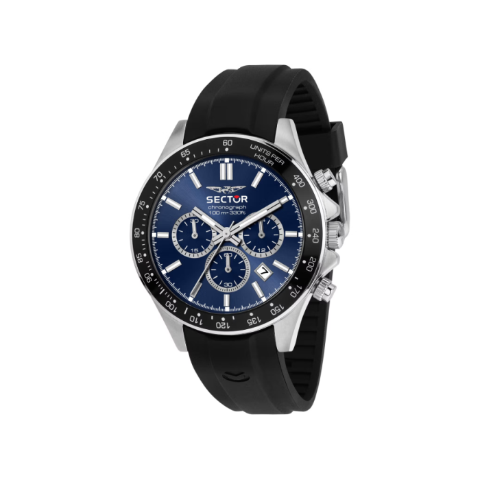 Sector 230 R3271661028 Quartz Men's Chronograph Blue and Black