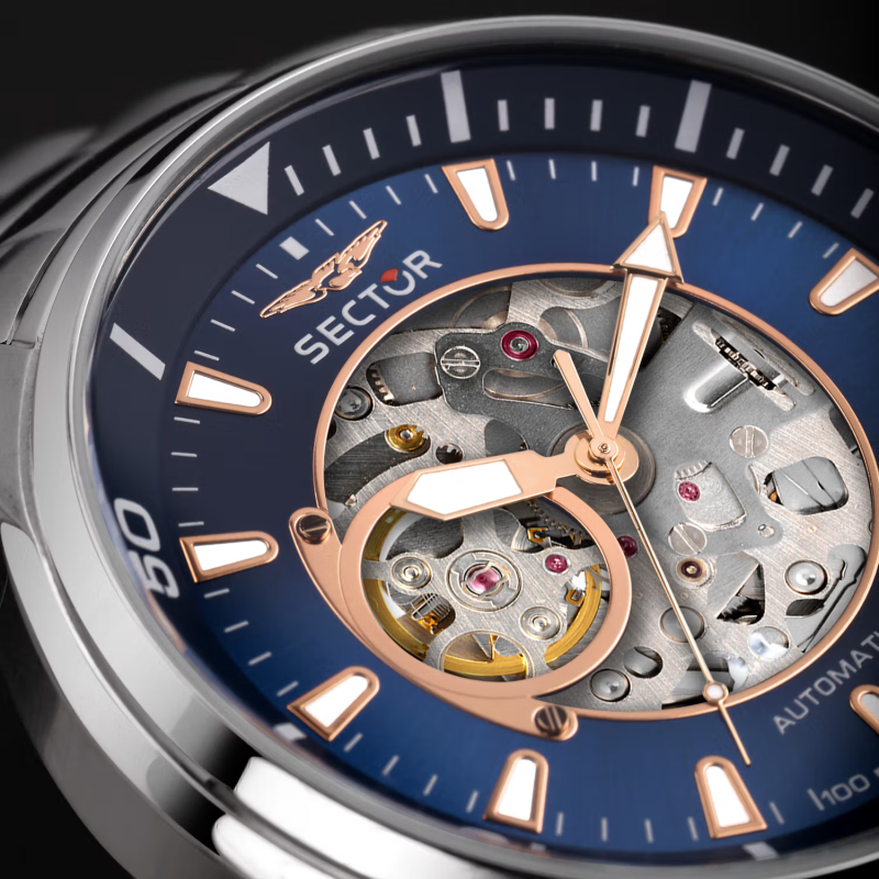 Sector Over Size R3223102001 Blue automatic men's watch