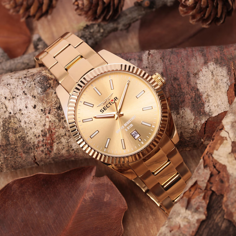 Sector 240 R3253240026 Gold quartz men's watch