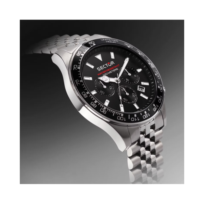 Sector 230 R3273661033 Black Quartz Chronograph for Men